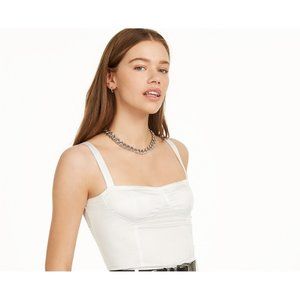 DANIELLE BERNSTEIN Cropped Tank Top